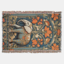 Dekorierte Elephant William Morris Inspirierte flo Decke