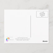 Dekorierte Ganesha Postkarte (Rückseite)