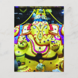 Dekorierte Ganesha Postkarte