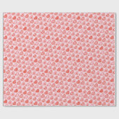 Dekorierte Herzen Geschenkpapier (Flach)