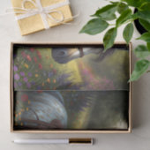 Dekorierte Horse-Wiese-Decoupage Seidenpapier (Geschenk)