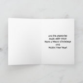 Dekorierte Katzenjammer Weihnachten für Bruder (Innenseite)