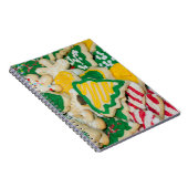 Dekorierte Mattierte, hausgemachte Weihnachtszucke Notizblock (Rechte Seite)