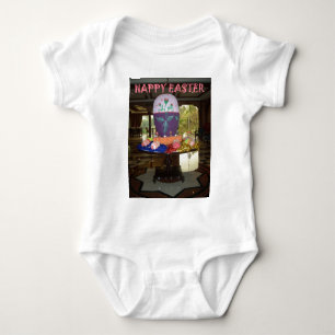 Dekorierte Ostereier Art Print Baby Strampler