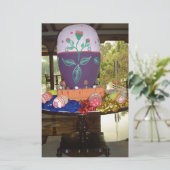 Dekorierte Ostereier Art Print Briefpapier (Stehend Vorderseite)