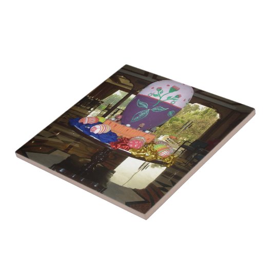 Dekorierte Ostereier Art Print Fliese (Seite)