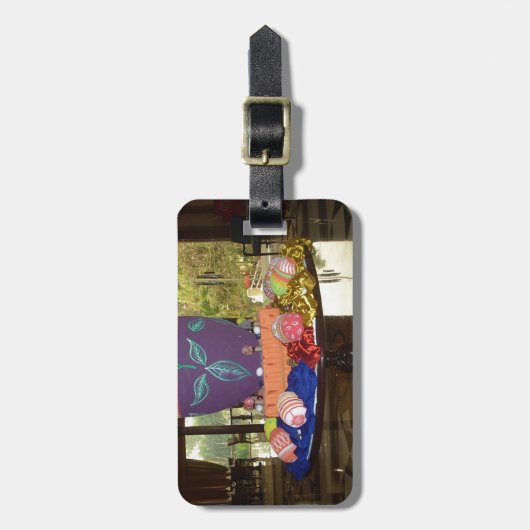 Dekorierte Ostereier Art Print Gepäckanhänger (Vorderseite vertikal)