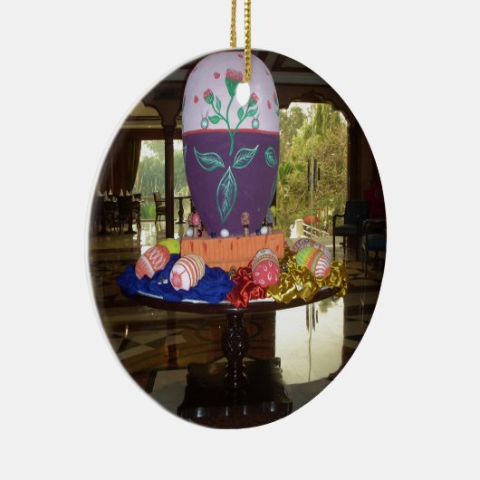 Dekorierte Ostereier Art Print Keramik Ornament (Rechts)