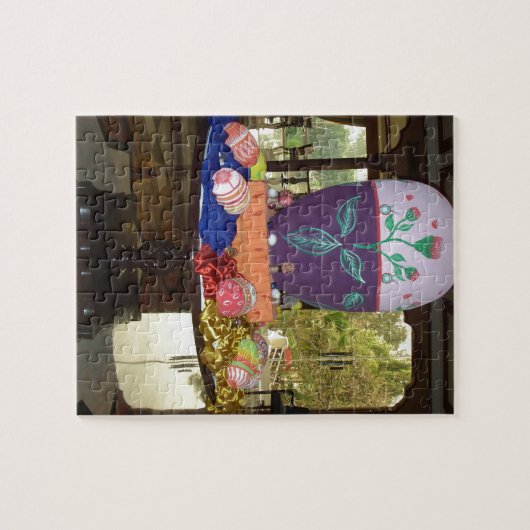 Dekorierte Ostereier Art Print Puzzle (Horizontal)