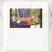 Dekorierte Ostereier Art Print Rechteckiger Aufkleber (Tasche)