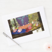 Dekorierte Ostereier Art Print Rechteckiger Aufkleber (Umschlag)