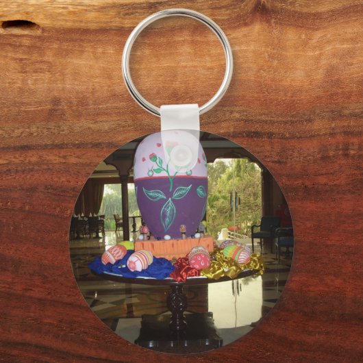 Dekorierte Ostereier Art Print Schlüsselanhänger (Vorderseite)