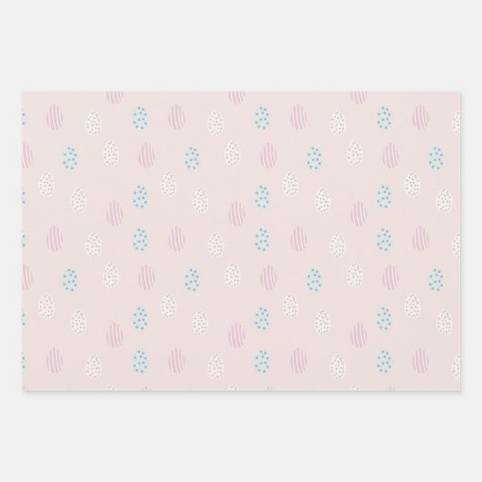 Dekorierte Ostereier Geschenkpapier Set (Vorderseite 2)