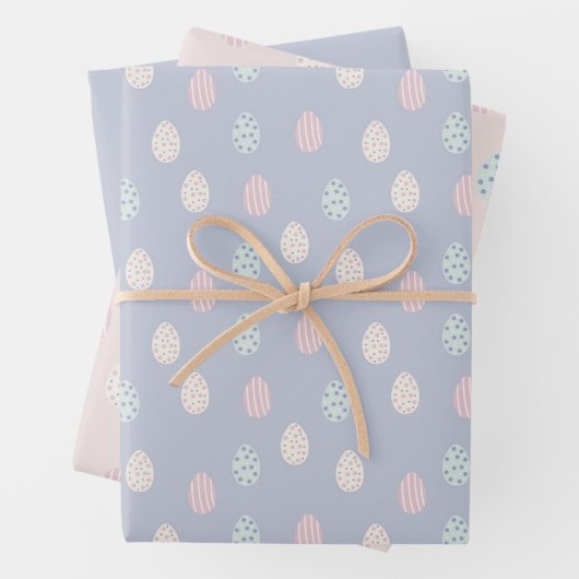 Dekorierte Ostereier Geschenkpapier Set (Beispiel)