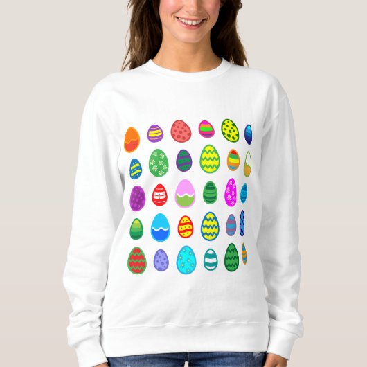 Dekorierte Ostereier Sweatshirt (Vorderseite)