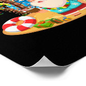 Dekorierte Palmen Tree Tropical Xmas Kokospalmen L Poster (Ecke)