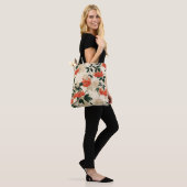 Dekorierte rote und weiße Beeren Tasche (Am Model)
