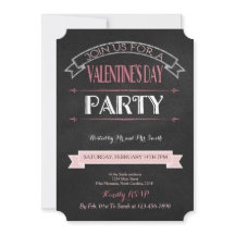 Dekorierte Tafel| Valentinische Party Einladung