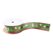 Dekorierte Weihnachtskatzen Satin Ribbon Satinband (Spule)
