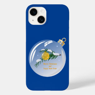 Dekorierte Weihnachtszweig in Bauble Case-Mate iPhone 14 Hülle
