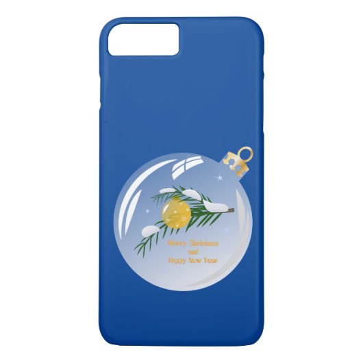 Dekorierte Weihnachtszweig in Bauble Case-Mate iPhone Hülle (Rückseite)