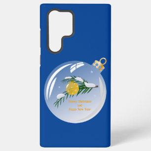 Dekorierte Weihnachtszweig in Bauble Samsung Galaxy Hülle