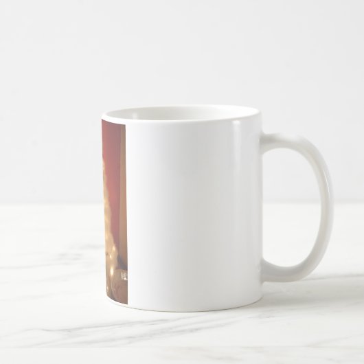 Dekorierte weiße Weihnachtsbaumsammlung Kaffeetasse (Rechts)