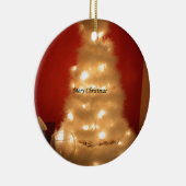 Dekorierte weiße Weihnachtsbaumsammlung Keramik Ornament (Rechts)