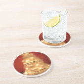 Dekorierte weiße Weihnachtsbaumsammlung Untersetzer (Seite)