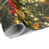 dekorierter Baum Geschenkpapier (Rolleneckpunkt)
