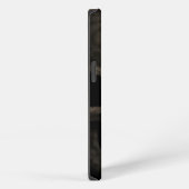 Dekorierter dunkler Schädel iPhone Hülle (Rechte Seite)