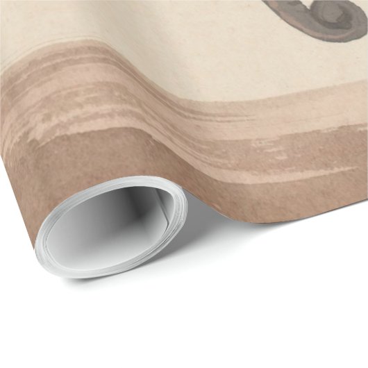 Dekorierter indischer Elefant mit einem kanopidier Geschenkpapier (Rolleneckpunkt)