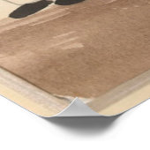 Dekorierter indischer Elefant mit einem kanopidier Poster (Ecke)