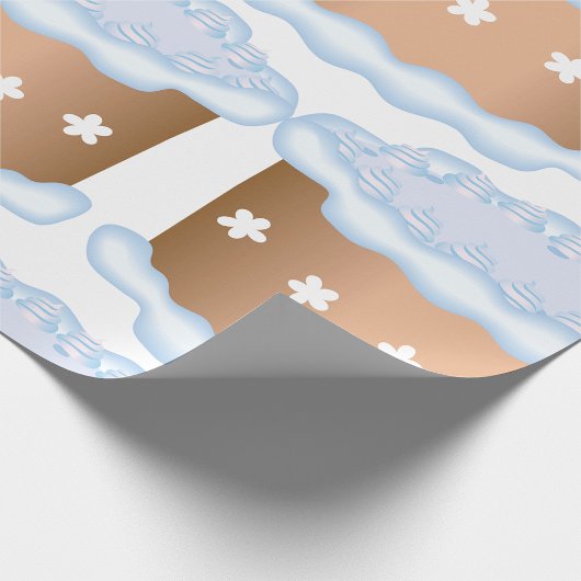 Dekorierter Kuchen Geschenkpapier