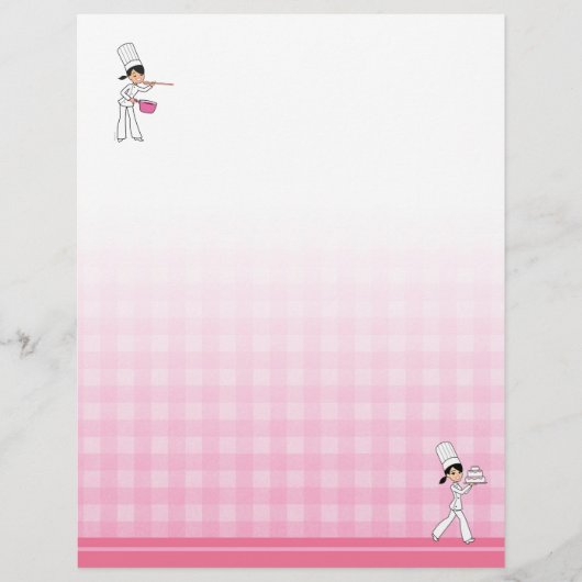 Dekorierter Letterhead für Recipe Binders (Vorderseite)