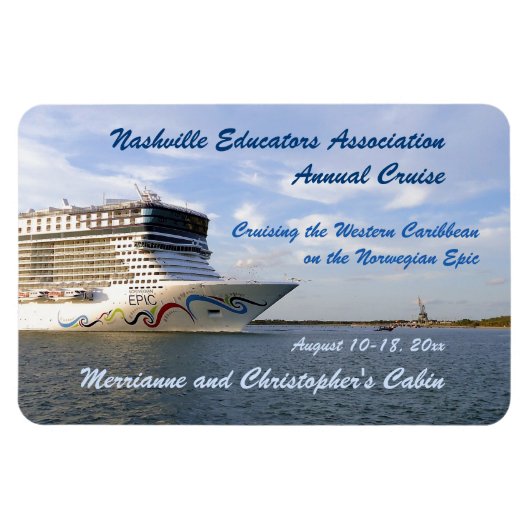 Dekorierter Marker für die Bow-benutzerdefinierte Magnet (Horizontal)