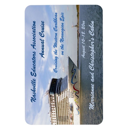 Dekorierter Marker für die Bow-benutzerdefinierte Magnet (Vertikal)