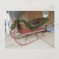 Dekorierter Schlitten. Landkreis-Museum Carroll