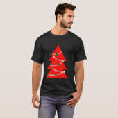 Dekorierter Weihnachtsbaum für Menschen, die Liebe T-Shirt (Vorne ganz)