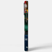 Dekorierter Weihnachtsmann Weihnachtskunst Print/D Case-Mate iPhone Hülle (Rückseite / Links)