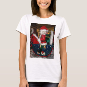 Dekorierter Weihnachtsmann Weihnachtskunst Print/D T-Shirt