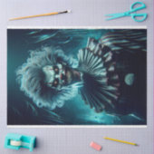 Dekoriertes Beängstigendes Clownpapier Seidenpapier (Basteln)