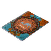 Dekoriertes Elephant-Notebook Notizblock (Linke Seite)