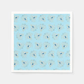 Dekoriertes griechisches Eye Türkisches Schutzsymb Serviette (Vorderseite)