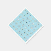 Dekoriertes griechisches Eye Türkisches Schutzsymb Serviette (Ecke)