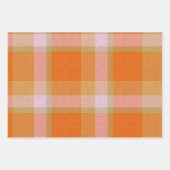 Dekoriertes Karo Geschenkpapier Set (Vorderseite 2)