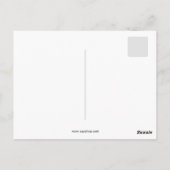 Dekoriertes Kriegshähnchen Postkarte (Rückseite)