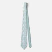 Dekoriertes Ostereier Muster Mint ID1096 Krawatte (Vorderseite)