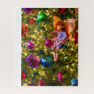 Dekoriertes Weihnachtspuzzle, 16 Zoll x 20 Zoll, 5 Puzzle