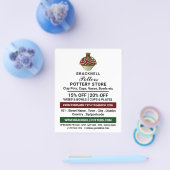 Dekorjug, Keramik-Store, Potter-Werbung Flyer (Einzeln)